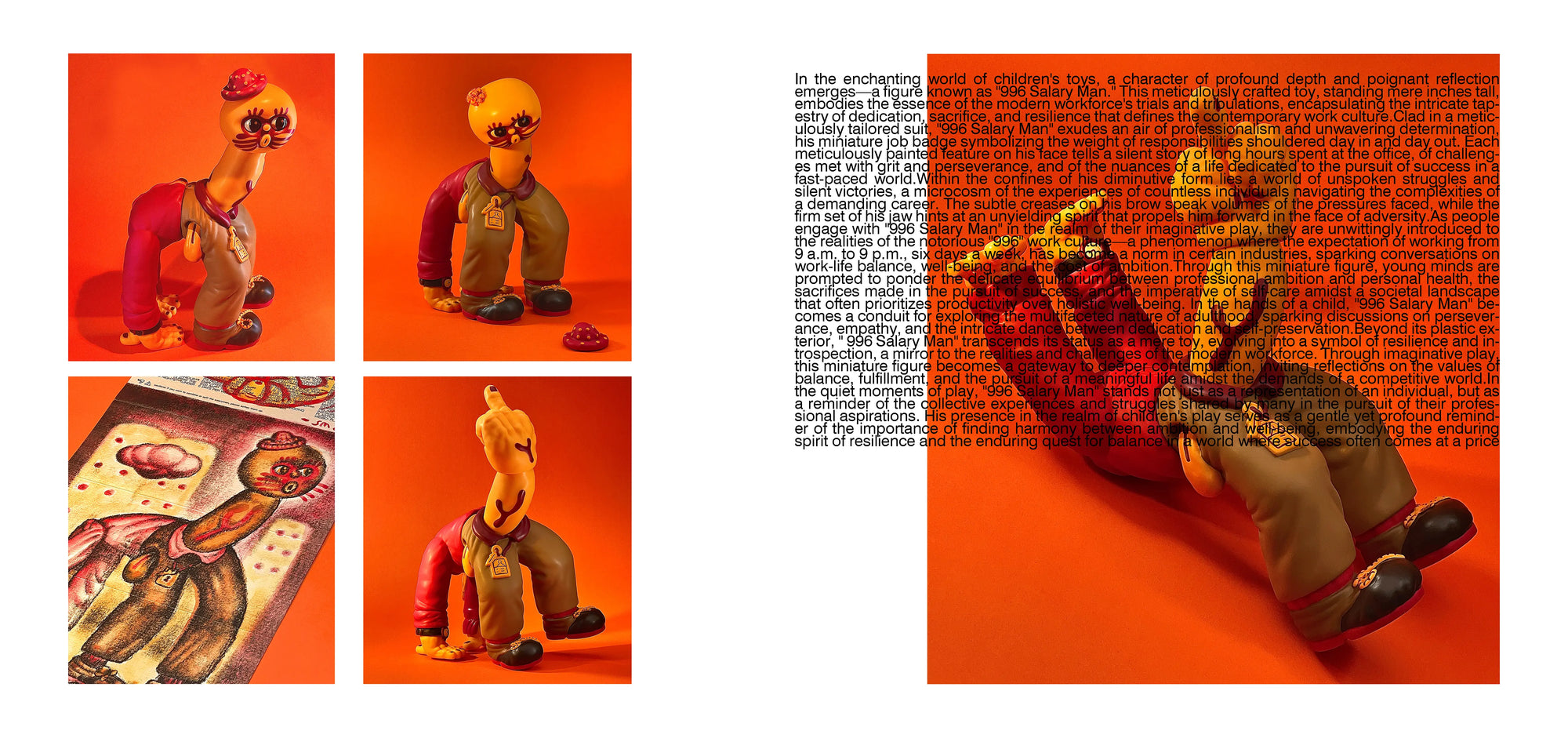 ODDCELL 996 art toy conceptual kv