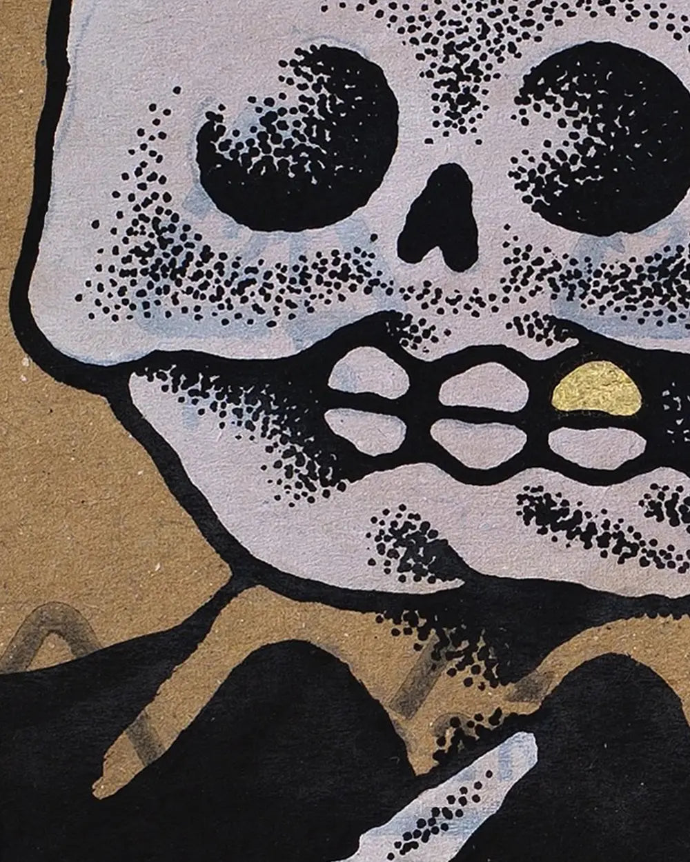 Skeleton Riddle skeleton artwork print