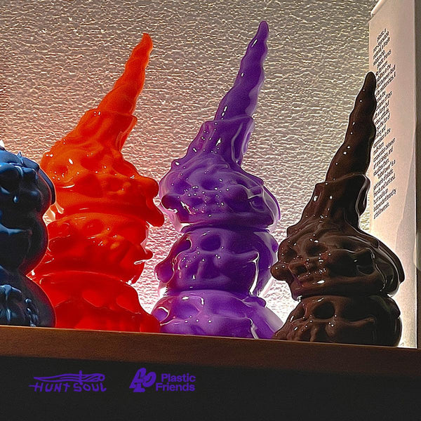 An art toy inspired by the original work from Hunt Soul & Plastic Friends