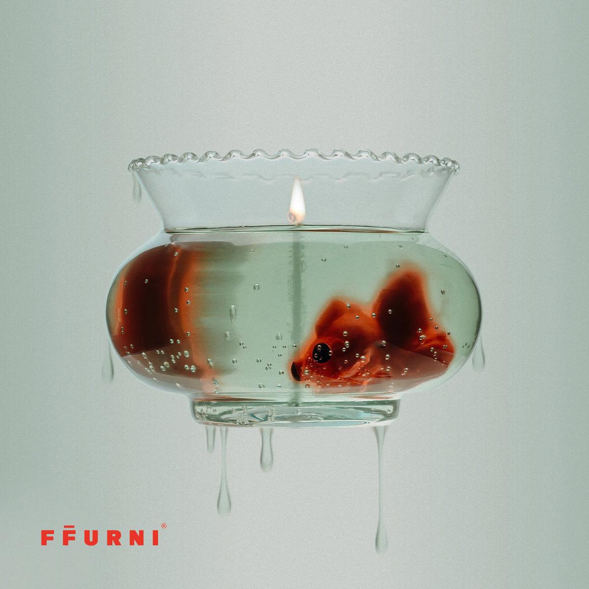 Goldfish tank candle by FFURNI 